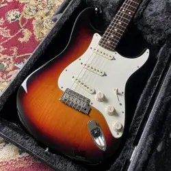 ELECTRIC GUITAR USED FENDER AMERICAN STANDARD STRATOCASTER ALDER BROWN