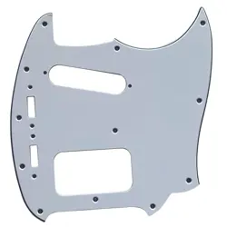 FOR FENDER KURT COBAIN MUSTANG HS GUITAR PICKGUARD SCRATCH PLATE,3 PLY WHITE