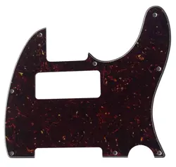 PICK FITS FENDER TELECASTER 8-HOLE P90 STYLE GUITAR PICKGUARD, BROWN TORTOISE