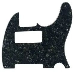 PICK FITS FENDER TELECASTER 8-HOLE P90 STYLE GUITAR PICKGUARD,4 PLY BLACK PEARL