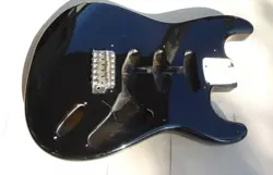 FENDER JAPAN ST-57US STRATOCASTER BODY BLACK W/ BRIDGE