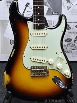 FENDER CUSTOM SHOP MBS 1961 STRATOCASTER RELIC -WIDE FADE 3 COLOR SUNBURST- BY R
