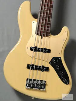 FENDER DELUXE JAZZ BASS V KAZUKI ARAI EDITION VINTAGE BLONDE USED