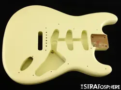 REPLACEMENT BODY FOR FENDER STRATOCASTER STRAT ROASTED ASH VINTAGE WHITE $30 OFF