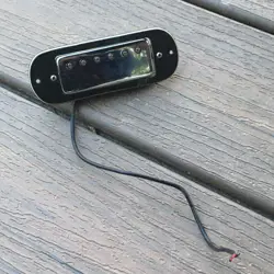 VINTAGE 1980S MINI HUMBUCKER FOR GIBSON FIREBIRD FENDER TELE AGED RELIC CHROME