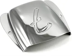 GENUINE FENDER JAZZ/J BASS BRIDGE F COVER PLATE - CHROME - 0010678000