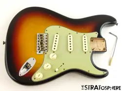 USA FENDER CUSTOM SHOP 1959 RELIC STRATOCASTER LOADED BODY STRAT 3TS.