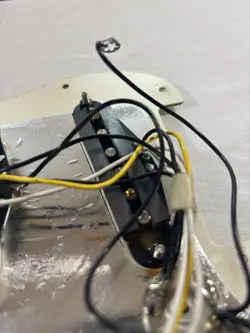 PICKGUARD SSS PARCHMENT