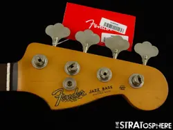 FENDER FLEA ROAD WORN JAZZ BASS NECK + TUNERS, ROSEWOOD NITRO FINISH RELIC!