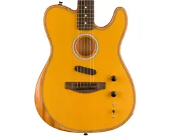 OPEN BOX FENDER ACOUSTASONIC PLAYER TELECASTER BUTTERSCOTCH BLONDE W/ROSEWOOD FB