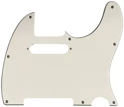 FOR FENDER TELE 1962 STRATOCASTER PICKUP STYLE GUITAR PICKGUARD,3 PLY WHITE