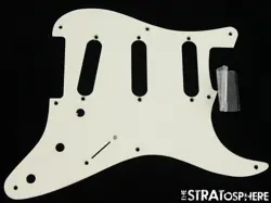 USA FENDER CUSTOM SHOP STRAT 58 C/R/ STRAT TCP PICKGUARD PARCHMENT