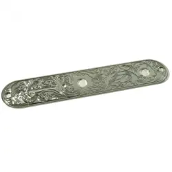 GOTOH ENGRAVED CHROME CONTROL PLATE FOR FENDER TELECASTER STYLE GUITARS