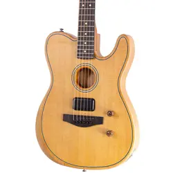 BRAND NEW FENDER ACOUSTASONIC STANDARD TELECASTER AGED NATURAL