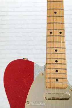 GUITAR RED SILVER
