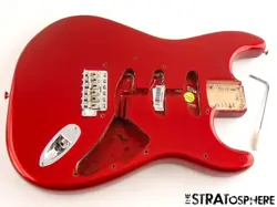 FENDER AV II AMERICAN VINTAGE 1965 STRAT BODY & HARDWARE CANDY APPLE RED
