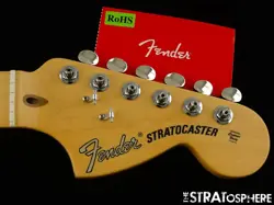 FENDER AMERICAN PERFORMER STRATOCASTER, NECK AND TUNERS, STRAT, MAPLE
