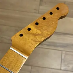 ROASTED MAPLE VINTAGE TELE 21 FRET NECK NITRO SATIN FITS TELECASTER FENDER VTM1D