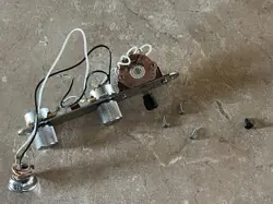 2003 FENDER AMERICAN USA TELECASTER GUITAR CONTROL PLATE POTS KNOBS