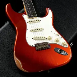 FENDER CUSTOM SHOP 1967 STRATOCASTER RELIC SUPER FADED AGED CANDY APPLE RED