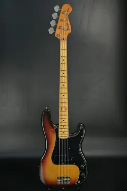 USED FENDER USA / PRECISION BASS 3-COLOR SUNBURST 1975 613877 ELECTRIC GUITAR