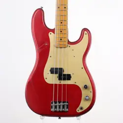 FENDER JAPAN 1982 PB57-95 JV CANDY APPLE RED ELECTRIC BASS GUITAR W/GIG BAG