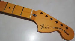 UNPLAYED FENDER  AV II AMERICAN VINTAGE 1975 TELE DELUXE NECK  TELECASTER READ