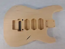 BASSWOOD HUM HUM HUM GUITAR BODY - FOR FENDER STRAT NECK FLOYD ROSE J2095