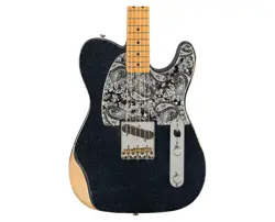 OPEN BOX FENDER BRAD PAISLEY ESQUIRE - BLACK SPARKLE W/ MAPLE FB