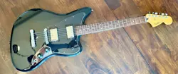 FENDER BLACKTOP JAGUAR HH GUITAR, BLACK, 2010