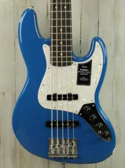 DEMO FENDER PLAYER II MODIFIED ACTIVE JAZZ BASS V - ELECTRIC BLUE (668)