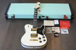 MINTY! FENDER PARALLEL UNIVERSE VOLUME II TROUBLEMAKER TELE DELUXE WHITE + CASE