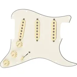 PREWIRED PICKGUARD WHITE/BACK/WHITE