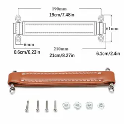 VINTAGE LEATHER STYLE GUITAR AMPLIFIER REPAIR HANDLE FOR FENDER AMPEG AMPS AMP M