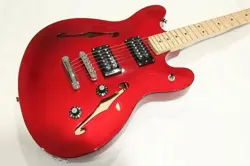 SQUIER BY FENDER AFFINITY SERIES STARCASTER USED MAPLEBODY MAPLE NECK W/SOFTCASE