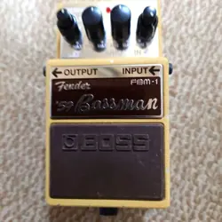 BOSS FENDER '59 BASSMAN EFFECTOR, COSM, USED TESTED NO BOX