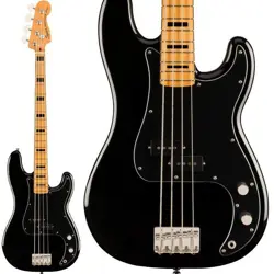 SQUIER BY FENDER CLASSIC VIBE '70S PRECISION BASS MAPLE FINGERBOARD BLACK