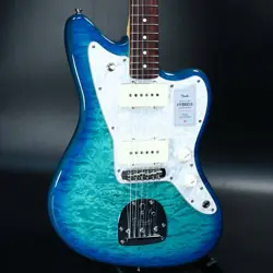 FENDER MADE IN JAPAN 2024 COLLECTION HYBRID II JAZZMASTER QMT ROSEWOOD AQUAMARIN