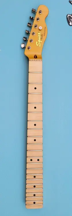 GENUINE FENDER SQUIER 50'S TELECASTER NECK W/KEYS MAPLE CLASSIC VIBE CHINA