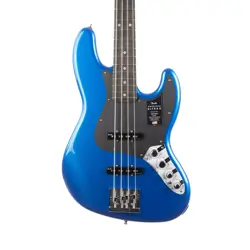 USED FENDER AMERICAN ULTRA II JAZZ BASS EBONY - NOBLE BLUE