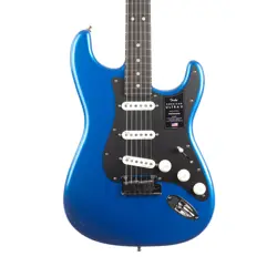 USED FENDER AMERICAN ULTRA II STRATOCASTER EBONY - NOBLE BLUE
