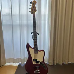 FENDER 4-STRING JAGUAR BASS RED PJ SAFE DELIVERY FROM JAPAN