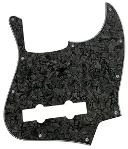 FOR FENDER JAZZ BASS GUITAR 5 STRING JB STYLE GUITAR PICKGUARD,4 PLY BLACK PEARL