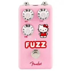 NEW HELLO KITTY FUZZ PINK GUITAR EFFECT PEDAL FENDER X HELLO KITTY COLLECTION FS