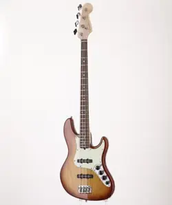 FENDER AMERICAN DELUXE JAZZ BASS ASH SCN TOBACCO SUNBURST 2008 SAFE DELIVERY FRO