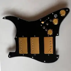 PREWIRED LOADED GUITAR PICKGUARD WITH HUMBUCKER PICKUPS FOR FENDER STRAT GUITAR
