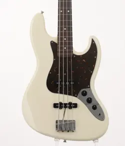 FENDER JAPAN JB62-65 DMC VINTAGE WHITE USED ALDER BODY MAPLE NECK W/HARD CASE