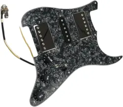 PREWIRED LOADED GUITAR PICKGUARD HSH FOR FENDER STRAT GUITAR PARTS BLUE PEARL