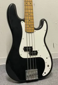 ELECTRIC BASS GUITAR FENDER JAPAN PRECISION BLACK CRAFTED IN JAPAN S/N N089861