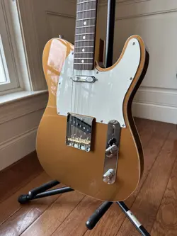 2023 FENDER JV MODIFIED 60S CUSTOM TELECASTER - FIREMIST GOLD